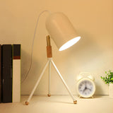 Macaron Yellow Tripod Dome Shade Reading Table Lamp Image - 6