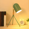 Macaron Yellow Tripod Dome Shade Reading Table Lamp Image - 7