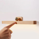 Magnetic Rotatable Wood Linear Vanity Wall Light  Image - 7