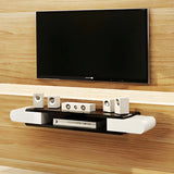 Manufactured Wood Floating Mount Open Storage TV Stand Image - 16