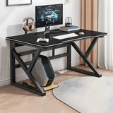 Manufactured Wood Free Form Metal Sled Gaming Desk Image - 2