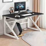 Manufactured Wood Free Form Metal Sled Gaming Desk Image - 3