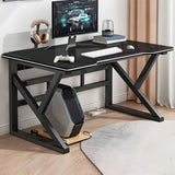 Manufactured Wood Free Form Metal Sled Gaming Desk Image - 4