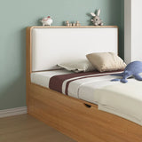 Manufactured Wood Platform Storage Bed with Headboard Image - 6