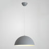 Matte Metal Dome Pendant Light 	Adjustable Height Image - 12