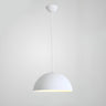 Matte Metal Dome Pendant Light 	Adjustable Height Image - 13