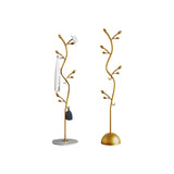 Metal Frame Hooks Black-Gold Tall Tree Coat Stand Rack Image - 10