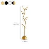 Metal Frame Hooks Black-Gold Tall Tree Coat Stand Rack #size