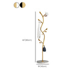 Metal Frame Hooks Black-Gold Tall Tree Coat Stand Rack Image - 19