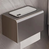 Metal Grey Wall-Mounted Bathroom Storage Hardware Set Image - 26