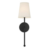 Metal Modern Black Cone Bathroom LED Wall Sconce Image - 6