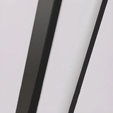 Metal Modern Black Rectangular RGB LED Floor Lamp Image - 10