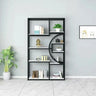 Metal Rectangle Wood Black Floor Shelf Plant Stand Image - 11