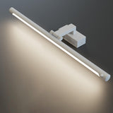 Metal Tubular Black LED Bathroom Vanity Mirror Light Image - 6