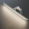 Metal Tubular Black LED Bathroom Vanity Mirror Light Image - 7