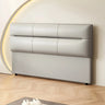 Microfiber Upholstered Panel Headboard with Legs Image - 9