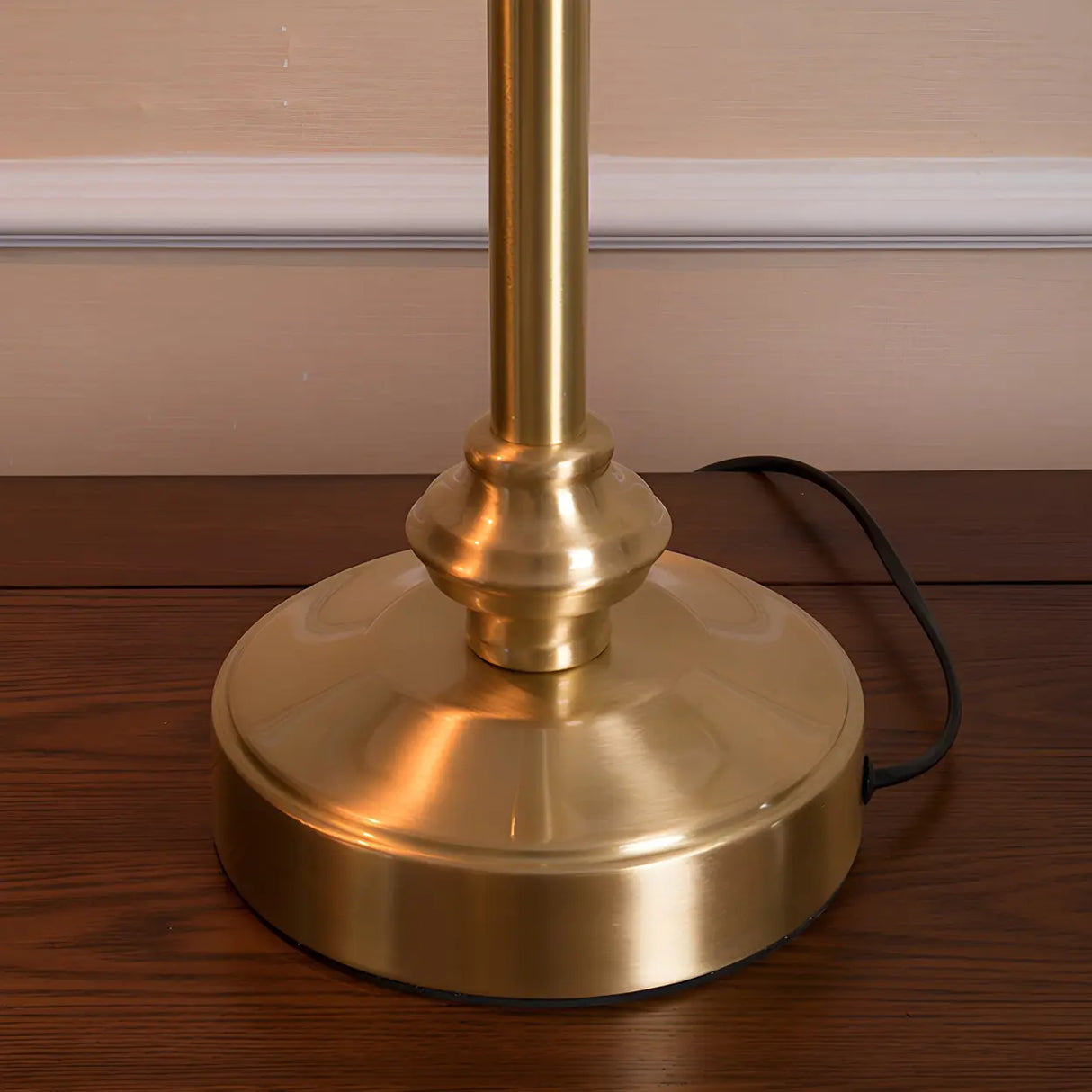 Mid-Century Gold Dome Balanced Arm Metal Table Lamp Image - 10