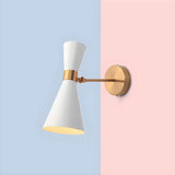 Mini Bedside Cone Hardwired Reading LED Wall Light Image - 15