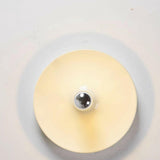 Mini Brown Round Bare Bulb Flush Mount Ceiling Light Image - 8