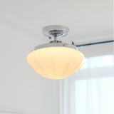 Mini Mushroom Gold Semi-Flush Mount Ceiling Light Image - 4