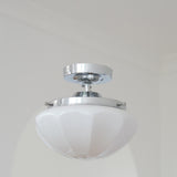 Mini Mushroom Gold Semi-Flush Mount Ceiling Light Image - 6