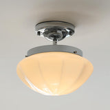 Mini Mushroom Gold Semi-Flush Mount Ceiling Light Image - 7