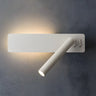 Mini Rectangular Base Cylinder Bedside Reading Wall Sconce Image - 7