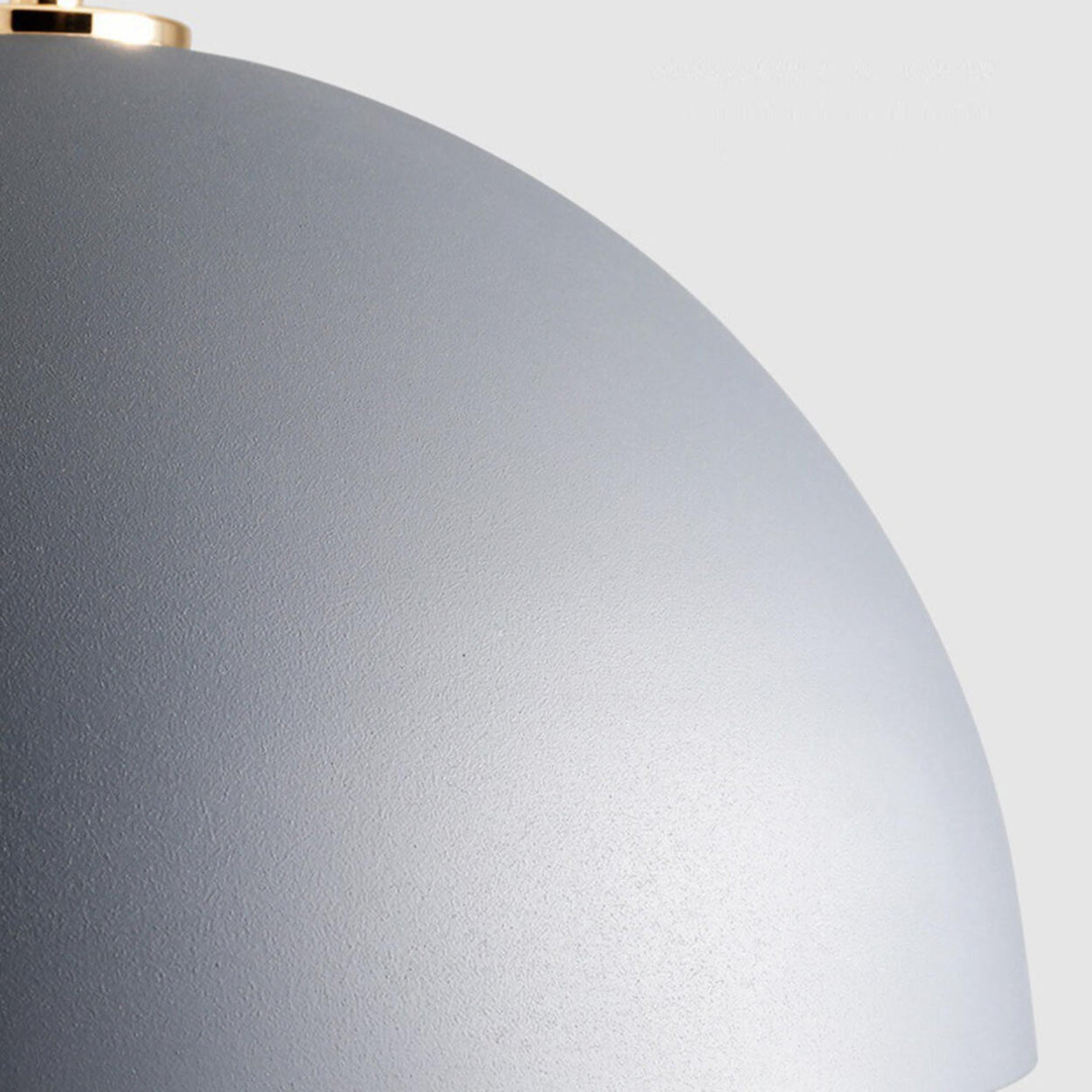 Mini Rounded Dome Metal Matte Minimalist Pendant Light Image - 12