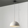 Mini Rounded Dome Metal Matte Minimalist Pendant Light Image - 2