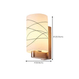 Mini Simple White Cylinder Metal Wall Sconce Light Image - 14