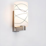 Mini Simple White Cylinder Metal Wall Sconce Light Image - 9