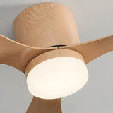 Minimalist 3-Blade Bedroom Floush Mount Ceiling Fan Light Image - 11