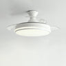 Minimalist 3 Blade Round Flush Mount Ceiling Fan Light Image - 7