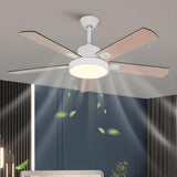 Minimalist 5-Blade Modern LED Ceiling Fan with Light Image - 12