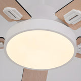 Minimalist 5-Blade Modern LED Ceiling Fan with Light Image - 6