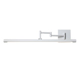 Minimalist Adjustable Black Cylinder Vanity Light Image - 2