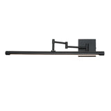 Minimalist Adjustable Black Cylinder Vanity Light Image - 6