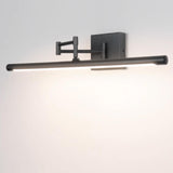 Minimalist Adjustable Black Cylinder Vanity Light Image - 8