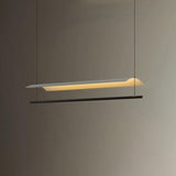 Minimalist Adjustable Black Linear Island Light Image - 1