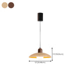 Minimalist Adjustable Height Wooden Pendant Light Image - 17