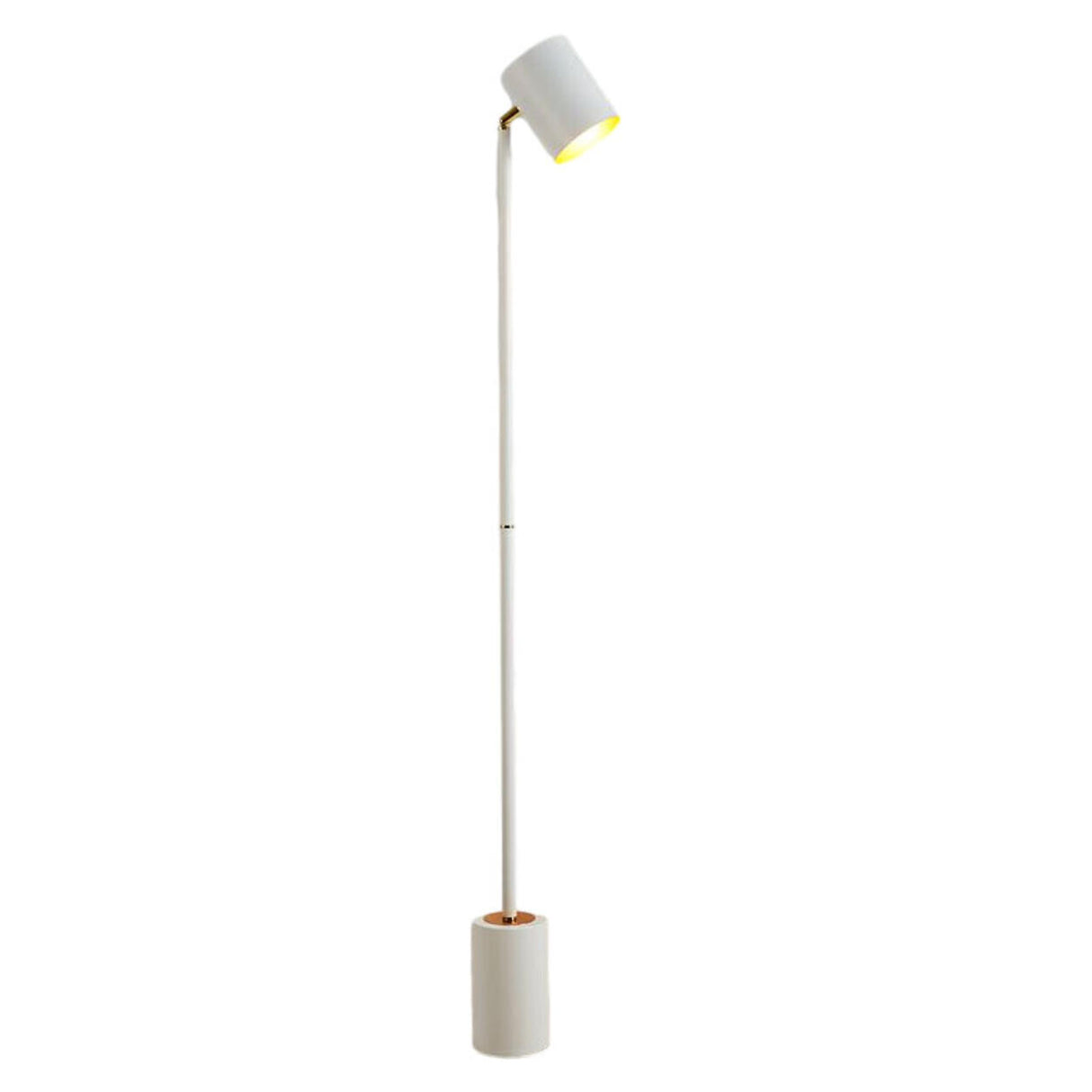 Minimalist Adjustable LED Cylinder Floor Lamps Image - 7