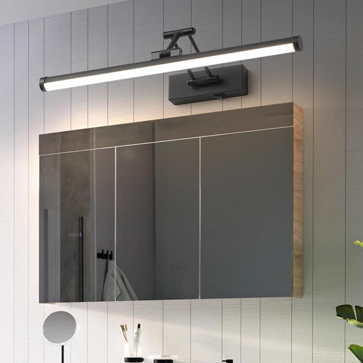 Minimalist Adjustable Linear Bathroom Vanity Light Image - 1