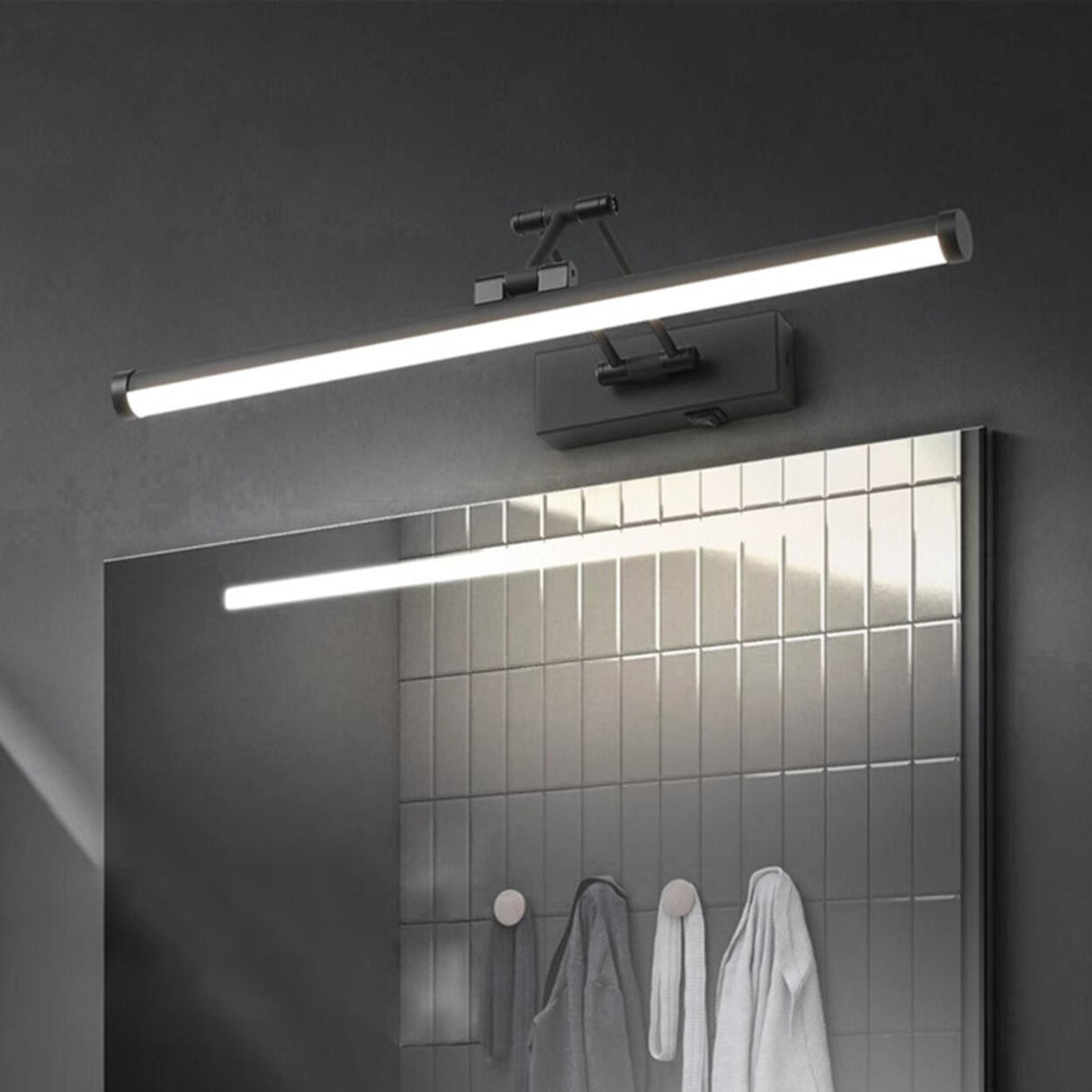 Minimalist Adjustable Linear Bathroom Vanity Light Image - 8