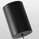 Minimalist Aluminum Black Cylinder Pendant Light Image - 10