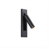 Minimalist Aluminum Rotatable Cylinder Reading Wall Sconce Image - 11