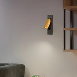 Minimalist Aluminum Rotatable Cylinder Reading Wall Sconce Image - 5