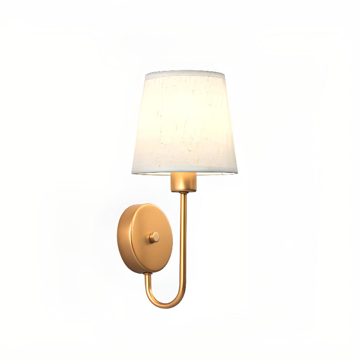 Minimalist Antler Design Cylinder Bedside Wall Sconce Image - 10