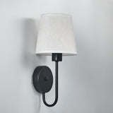 Minimalist Antler Design Cylinder Bedside Wall Sconce Image - 17