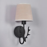 Minimalist Antler Design Cylinder Bedside Wall Sconce Image - 19