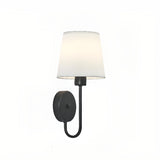 Minimalist Antler Design Cylinder Bedside Wall Sconce Image - 5